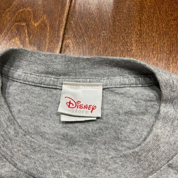 Disney Store Vintage Tigger Felt Script Character Grey Cotton T-Shirt Size XL - Picture 5 of 8